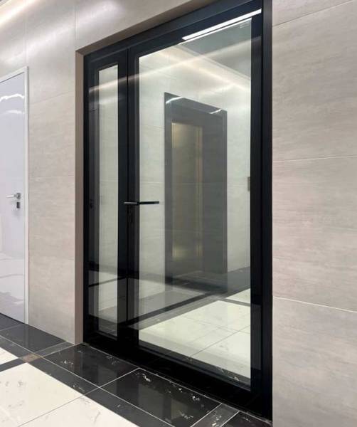 Двери ei-60 с безрамочным остеклением