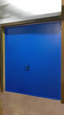 Двупольная дверь, вид из помещения Двупольная дверь, вид из помещения