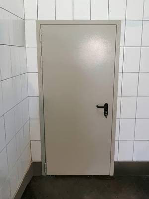 Однопольная дверь, фото внешней стороны (ул. Барклая) Однопольная дверь, фото внешней стороны (ул. Барклая)