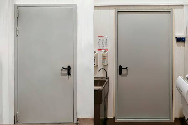 Однопольная противопожарная дверь (завод «Coca-Cola») Однопольная противопожарная дверь (завод «Coca-Cola»)