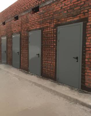 Однопольные серые двери Однопольные серые двери