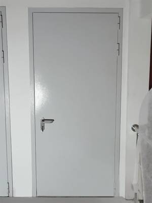 Одностворчатая дверь для банка (проспект Андропова) Одностворчатая дверь для банка (проспект Андропова)