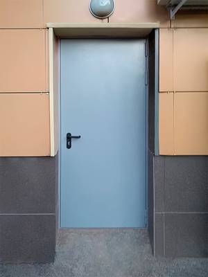 Огнестойкая дверь, служебный выход магазина Дикси (г. Химки) Огнестойкая дверь, служебный выход магазина Дикси (г. Химки)