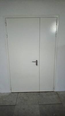 Полуторная дверь с порошковым окрасом