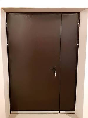 Полуторная дверь в торговом центре, фото снаружи (ТЦ, г. Балашиха) Полуторная дверь в торговом центре, фото снаружи (ТЦ, г. Балашиха)