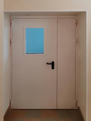 Полуторная остекленная дверь (ул. Нижняя Первомайская, 70)