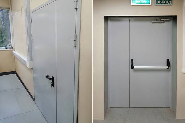 Полуторопольная дверь «антипаника» (АО «ГНЦ РФ ТРИНИТИ») Полуторопольная дверь «антипаника» (АО «ГНЦ РФ ТРИНИТИ»)