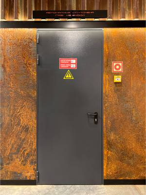 Одностворчатая противопожарная дверь EI-60