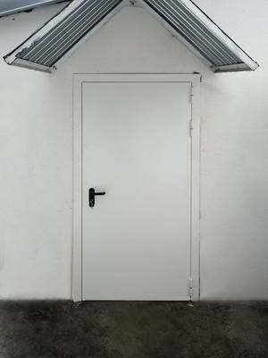 Противопожарная глухая дверь (г. Ногинск) Противопожарная глухая дверь (г. Ногинск)