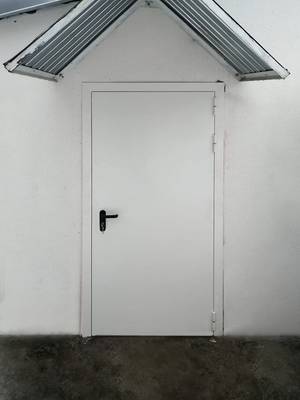 Противопожарная глухая дверь (г. Ногинск) Противопожарная глухая дверь (г. Ногинск)