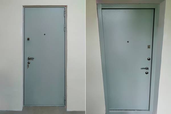 Техническая дверь в магазине «Пятёрочка» (г. Балашиха) Техническая дверь в магазине «Пятёрочка» (г. Балашиха)