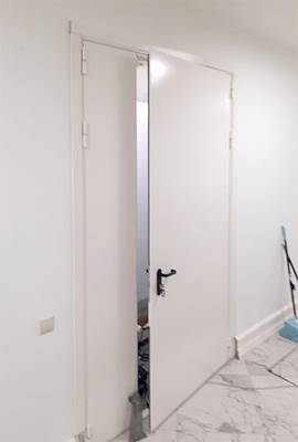 Установленная полуторная дверь (г. Кубинка) Установленная полуторная дверь (г. Кубинка)