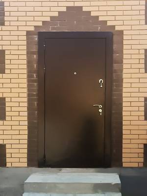 Входная дверь с порошковой отделкой Входная дверь с порошковой отделкой